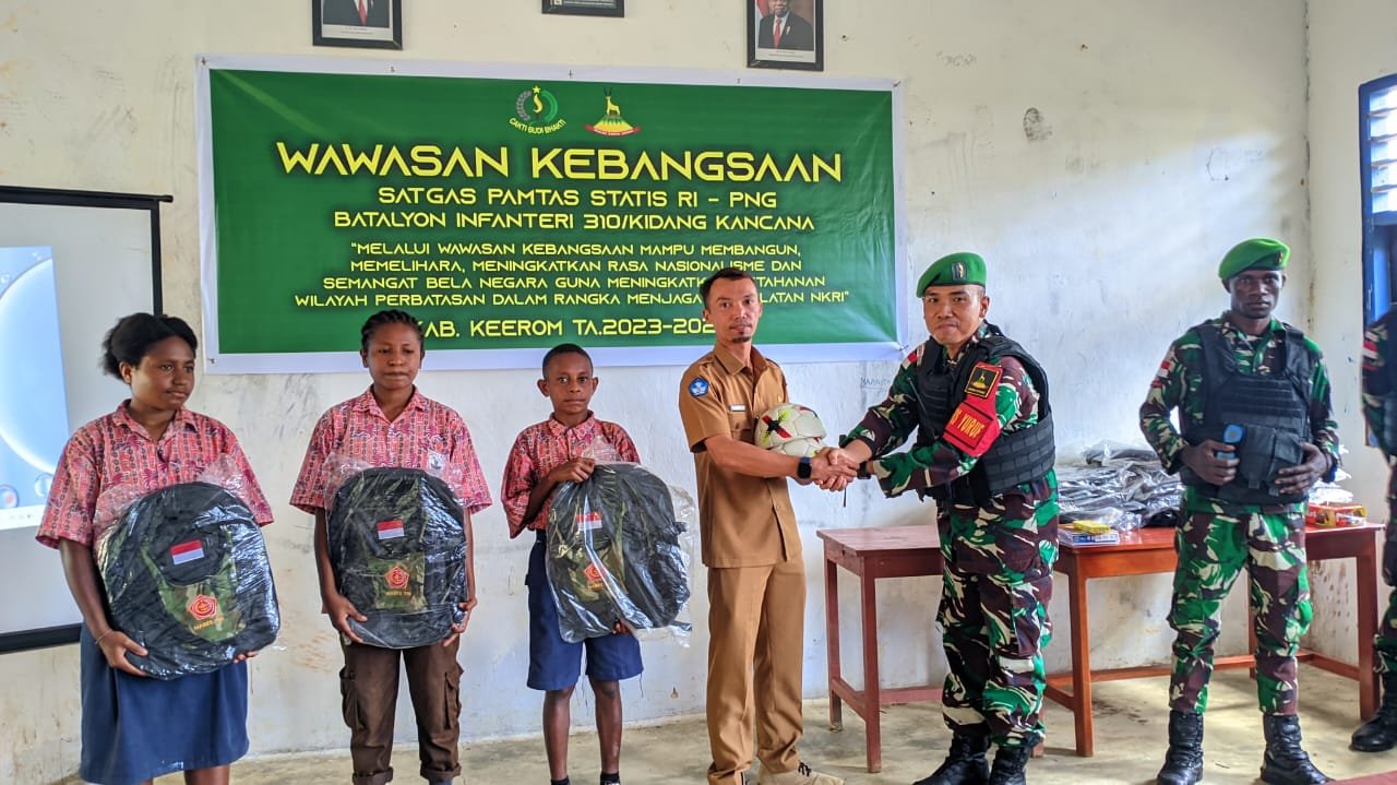 Generasi Muda Harus Sadar Pentingnya Bela Negara, Ini Yang Dilakukan Satgas Yonif 310/KK 6 WhatsApp Image 2024 05 25 at 09.12.07