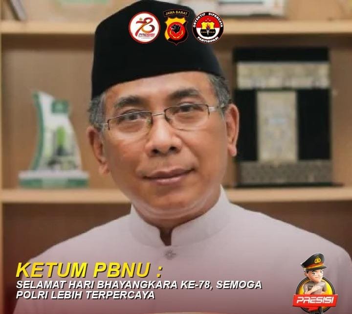 KETUM PBNU: SELAMAT HARI BHAYANGKARA KE-78, SEMOGA POLRI LEBIH TERPERCAYA 8 WhatsApp Image 2024 07 01 at 10.37.17