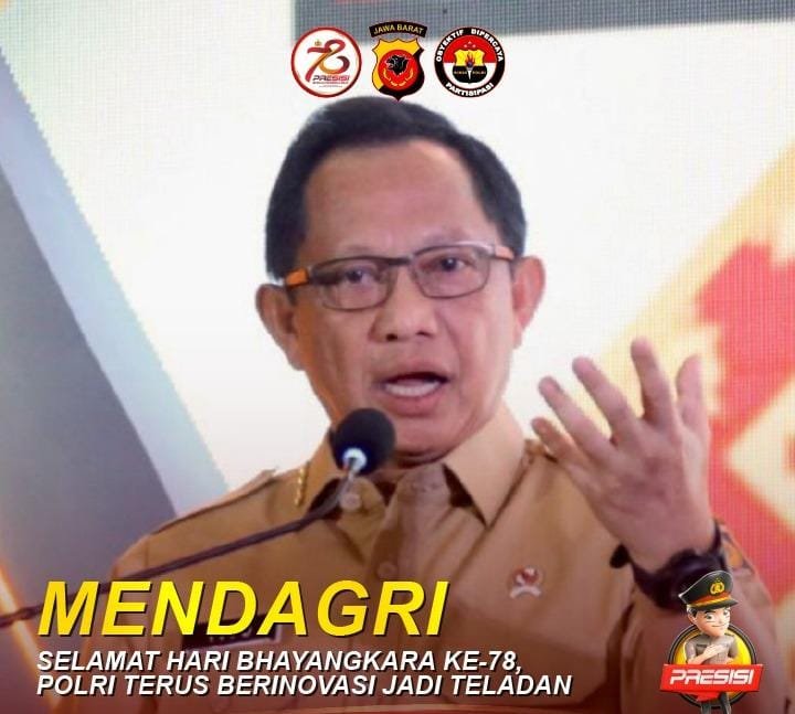 MENDAGRI: SELAMAT HARI BHAYANGKARA KE-78, POLRI TERUS BERINOVASI JADI TELADAN 7 WhatsApp Image 2024 07 01 at 11.21.41