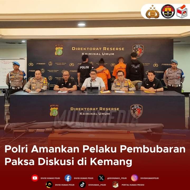 Polri Amankan Pelaku Pembubaran Paksa Diskusi di Kemang 1 WhatsApp Image 2024 09 30 at 13.10.39
