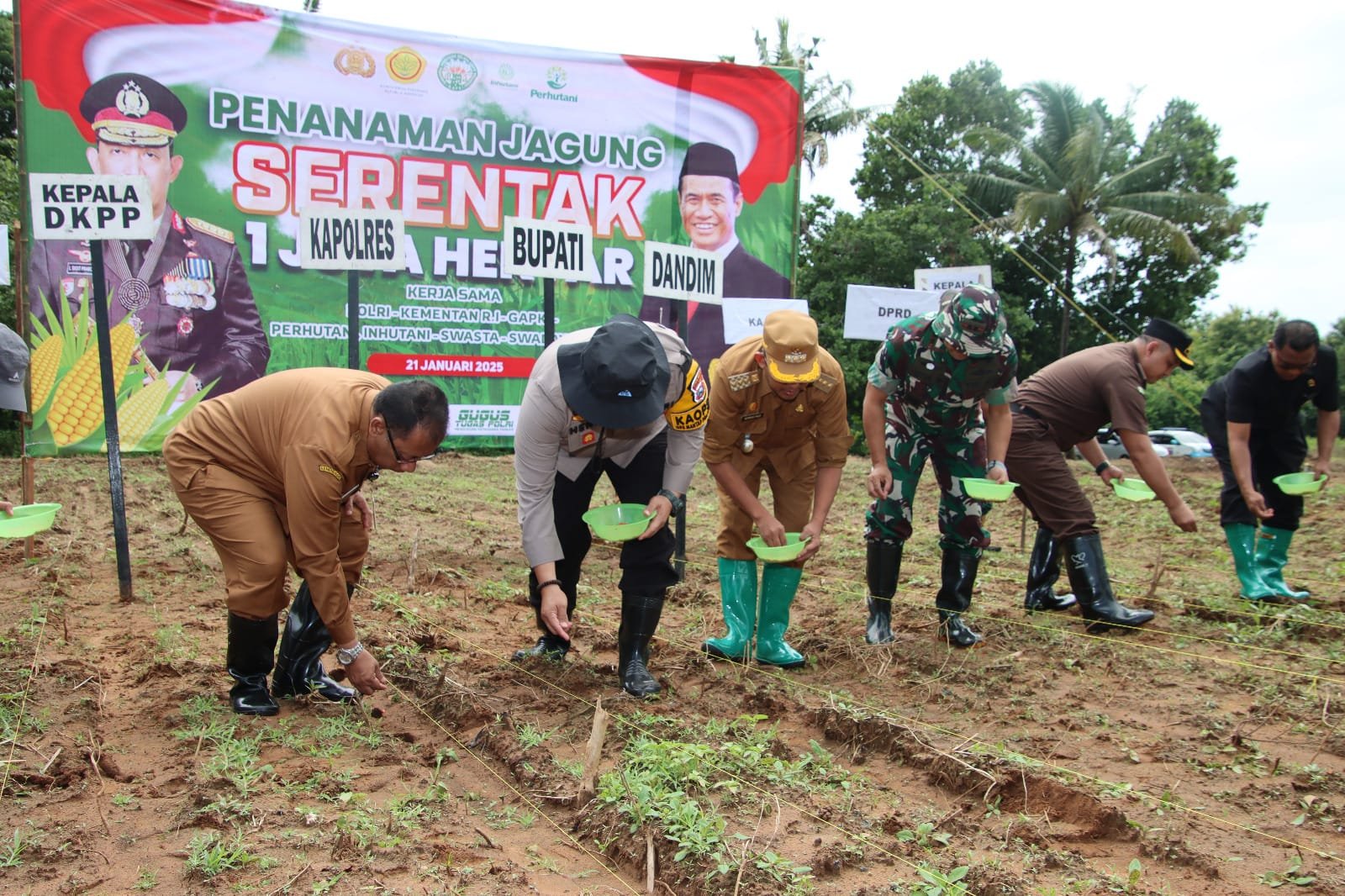 Dukung Program Asta Cita Presiden RI, Forkopimda Sumenep Tanam Jagung Bersama 3 WhatsApp Image 2025 01 22 at 07.16.01