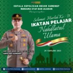 Kapolres Sumenep Ucapkan Selamat Harlah ke-71 Ikatan Pelajar Nahdlatul Ulama: Sinergi Pemuda dan Kepolisian untuk Bangsa 3 76586124 f878 4c06 b7d6 2da13ee17f7c 1