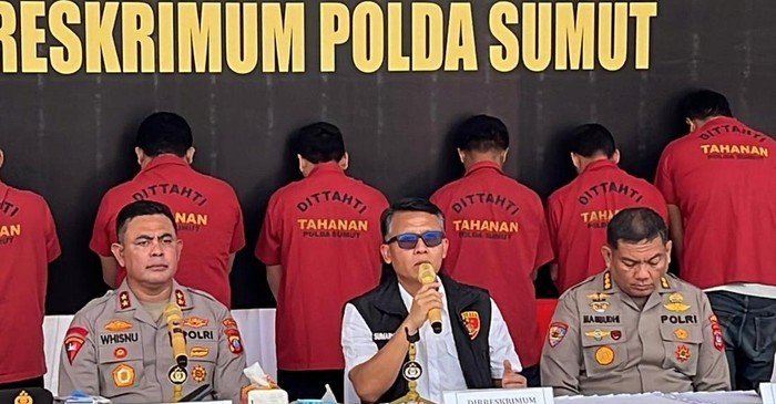 polda sumut saat merilis kasus sindikat pemalsuan dokumen foto finta rahyunidetiksumut 1746439136461 169