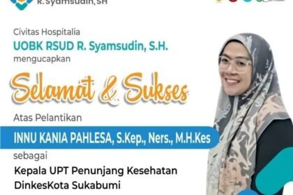 Tim Prabha News Ucapkan Selamat dan Sukses atas Pelantikan Innu Kania Pahlesa, S.Kep., Ners., M.H.Kes. sebagai Kepala UPT Penunjang Kesehatan Dinkes Kota Sukabumi 3 WhatsApp Image 2025 10 29 at 19.20.40