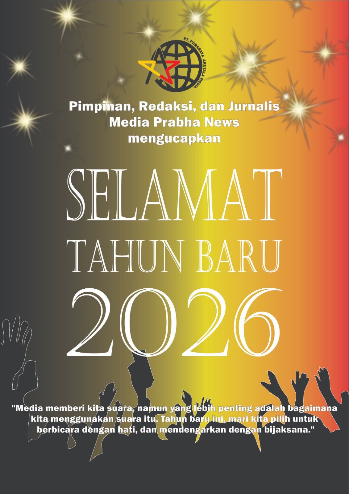 Tim Media Prabha News mengucapkan Selamat Tahun Baru 2026. 1 WhatsApp Image 2026 01 01 at 10.34.11