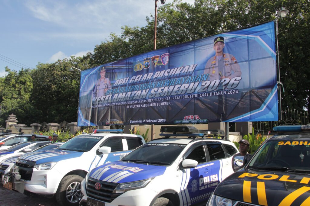 Ciptakan Keamanan dan Keselamatan di Jalan Raya, Polres Sumenep Gelar Apel Operasi Keselamatan Semeru 2026 3 WhatsApp Image 2026 02 02 at 12.17.52