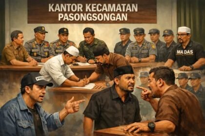 Jurnalis dan Aktivis Mengaku Dapat Intervensi Usai Mediasi, Lantaran Warga Datangi Kantor Kecamatan Pasongsongan 6 WhatsApp Image 2026 02 11 at 14.14.00