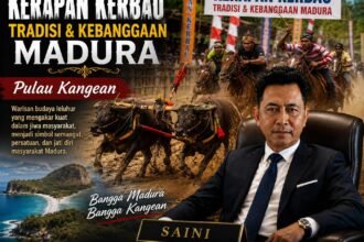 Cinta Budaya Tak Mengenal Jarak, Moh Saini Pulang dari Malaysia Hadiri Final Kerapan Kerbau Kangean 6 WhatsApp Image 2026 06 07 at 8.13.43 AM