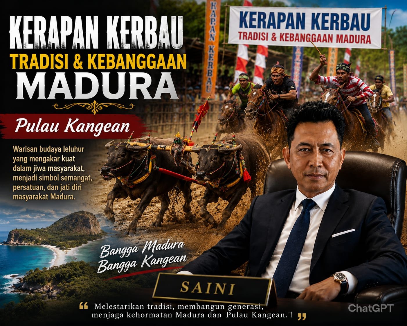 Cinta Budaya Tak Mengenal Jarak, Moh Saini Pulang dari Malaysia Hadiri Final Kerapan Kerbau Kangean 1 WhatsApp Image 2026 06 07 at 8.13.43 AM